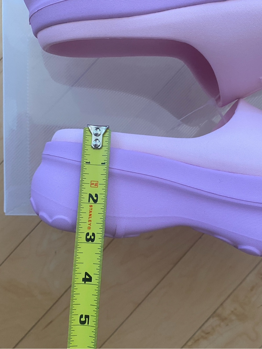 NEW Adidas Adifom Pink Chunky Two Tone Platform Slide Mules - Picture 3 of 9